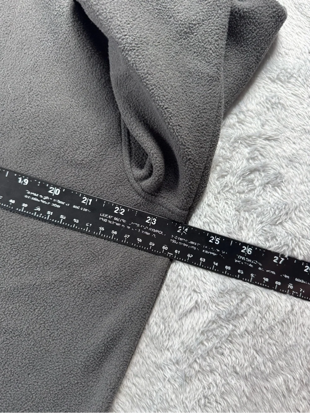 Brooks Brothers 346 Gray Fleece Quarter Zip Pullover Large